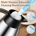 thumbnail image 2 of 2 68 Oz Thermal Coffee Carafe  Insulated Stainless Steel Double Walled Vacuum Pot Flask With Brushes For Keeping Hot Tea Home And Office (silver), 2 of 7