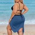 thumbnail image 4 of Yourumao Spaghetti Strap Wrap Dresses for Women Butterfly Beach Cover Up Comfy Solid Bathing Suits Coverups for Lounge Summer, 4 of 9