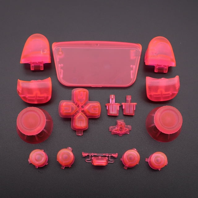 Pour Manette PS5 L1 R1 L2 R2 Kit de Boutons D-pad Bouton Capuchon de Remplacement pour PS5 V2 BDM-020 Manette N15