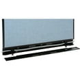 thumbnail image 3 of 36-1/4"W x 64"H Office Partition Panel with Pass-Thru Cable, Blue, 3 of 4