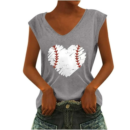 

WXLWZYWL My Orders Fashion Tanks for Women Hot Pink Tops for Women Button Down Shirts for Women Maternity Tank Tops for Pregnancy Funny Shirts for WomenBaseball Tanks Top Going out Tops for Women