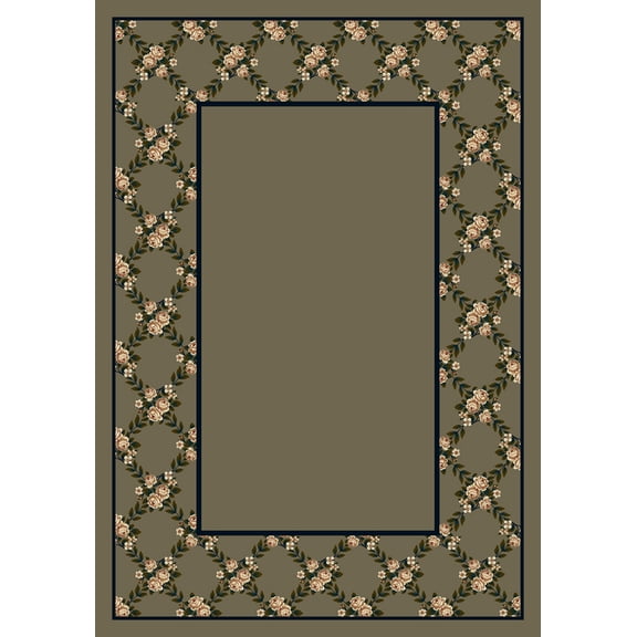 Milliken Design Center Area Rug ROSE BOWER SAGE II Rose Bower Sage Ii 2' 4" x 11' 8" Runner