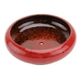 thumbnail image 6 of Worgeous Self Watering Plant Pot Hydroponic Ceramic Flower Pot Red 1Pc 7.3*7.3*2.3in, 6 of 8