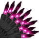 thumbnail image 1 of Luces de Halloween, 33 pies, 150 unidades, mini luces incandescentes de alambre negro, 120 V, alto voltaje, certificado UL, cadena de luz transparente conectable, para interiores, exteriores, patio, á, 1 of 3