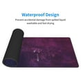 thumbnail image 4 of Pofeuu Black Dark Blue Purple Print Desk Mat for Keyboard and Mouse，Computer Desk Matt for Desktop，Large Mouse Pad for Desk，Desk Pads on Top of Desks 12x31.5in, 4 of 8