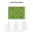 thumbnail image 2 of Throw Blanket for Couch, Cute Limes Stripe Super Soft Fuzzy Comfy Warm Throw Blanket, Cuteness Lightweight Cozy Plush Flannel Blanket & Throws for Sofa and Bed All Season, 2 of 5