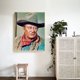 thumbnail image 4 of Cuadros Decorativos Vaquero pintura al óleo por números Kits DIY pintado a mano sobre lienzo pared arte imagen regalo Likrtyny embutido en tela, 4 of 9