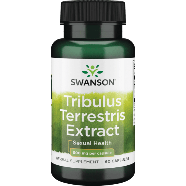 Swanson Tribulus Terrestris Extract 500 mg 60 Capsules.