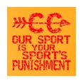 thumbnail image 2 of Go All Out Our Sport Is Your Sport's Punishment Cross Country Sweatshirt Crewneck Mens/Youth, 2 of 3