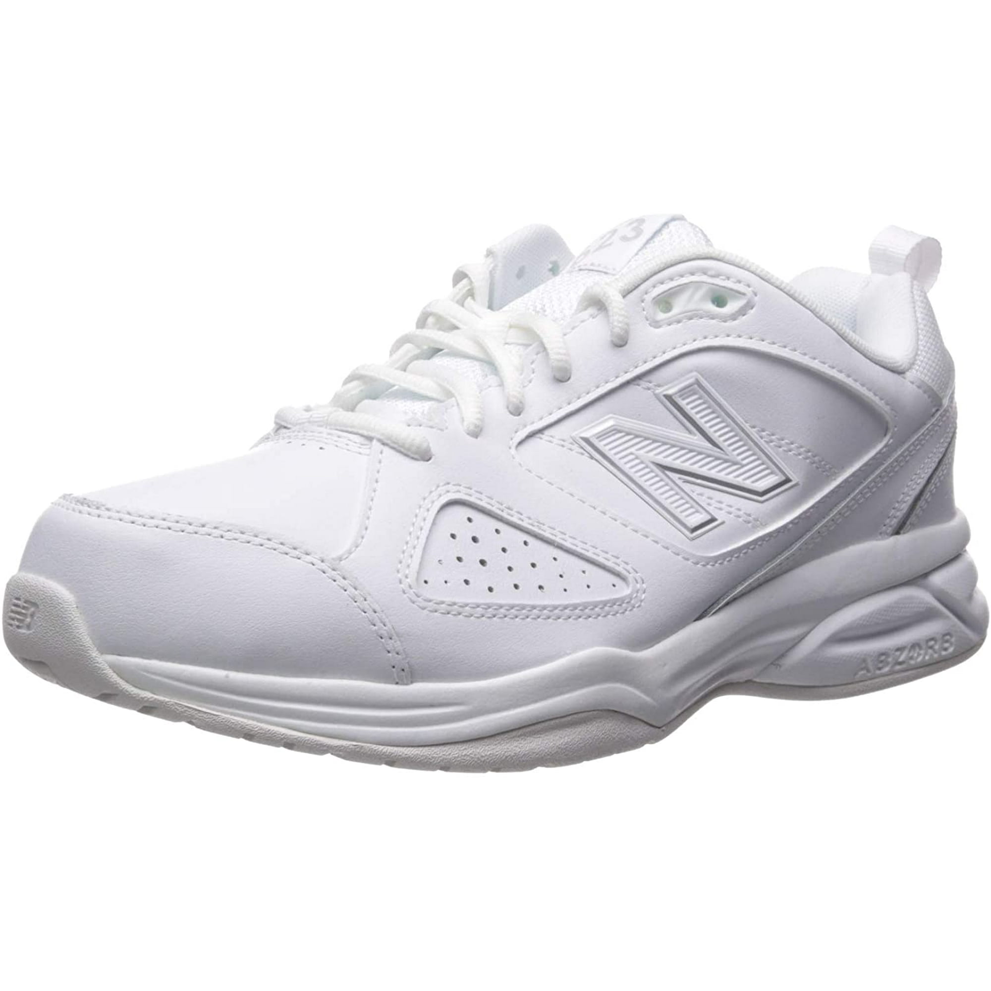 New Balance Women s 623 V3 Casual Comfort Cross Trainer White Silver 6.5 XW US Walmart