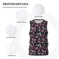 thumbnail image 3 of Sikiie Daisies Flowers Basketball Jersey Reversible Men's Mesh Athletic Sports Shirts Training Practice S-4XLX-Large, 3 of 6