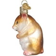 thumbnail image 2 of Old World Christmas Animal Collection Glass Blown Ornaments for Christmas Tree Hamster, 2 of 4