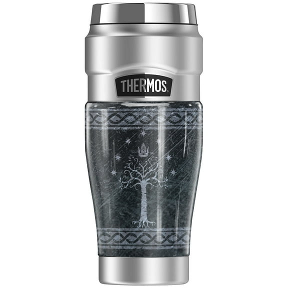 The Lord of The Rings Tree Of Gondor Sigil THERMOS STAINLESS KING Stainless Steel Travel Tumbler, Vacuum insulated & Double Wall, 16oz