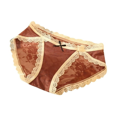 Posijego Women s Bikini Underwear Mesh Lace Hipster Panties Breathable Comfortable Panty for Women