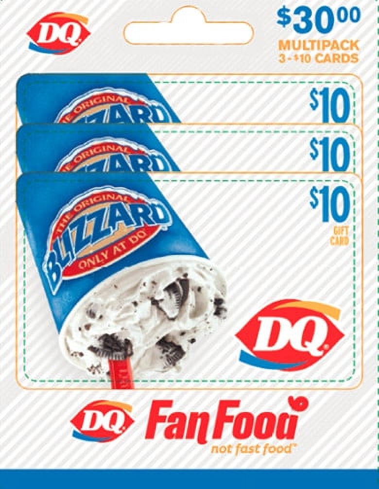 Interactive Commicat Dairy Queen Mp $30  Card