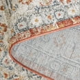thumbnail image 6 of SAFAVIEH Avalon Jillian Floral Polyester Area Rug, Rust/Gray, 9' x 12', 6 of 8