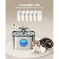 thumbnail image 3 of FeelNeedy FN-W22 Stainless Steel Pet Cat Water Fountain Replacement Filters, 6 Pack, 3 of 8