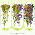 thumbnail image 2 of 5 Flores Colgantes Artificiales Para Decoración De Exteriores Xtellar multicolor, 2 of 3