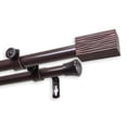 thumbnail image 5 of InStyleDesign  Birch Adjustable Double Curtain Rod Black 48 to 84 inch Black Finish, 5 of 5