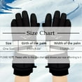 thumbnail image 3 of Winter Gloves Women Thickened Flannel Windproof Touchscreen Winter Riding Ski Gloves, 3 of 4