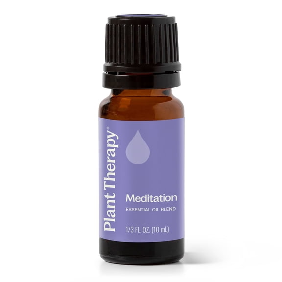 Plant Therapy Meditation Essential Oil Blend 10 mL (1/3 oz) 100% Pure, Undiluted, Natural Aromatherapy