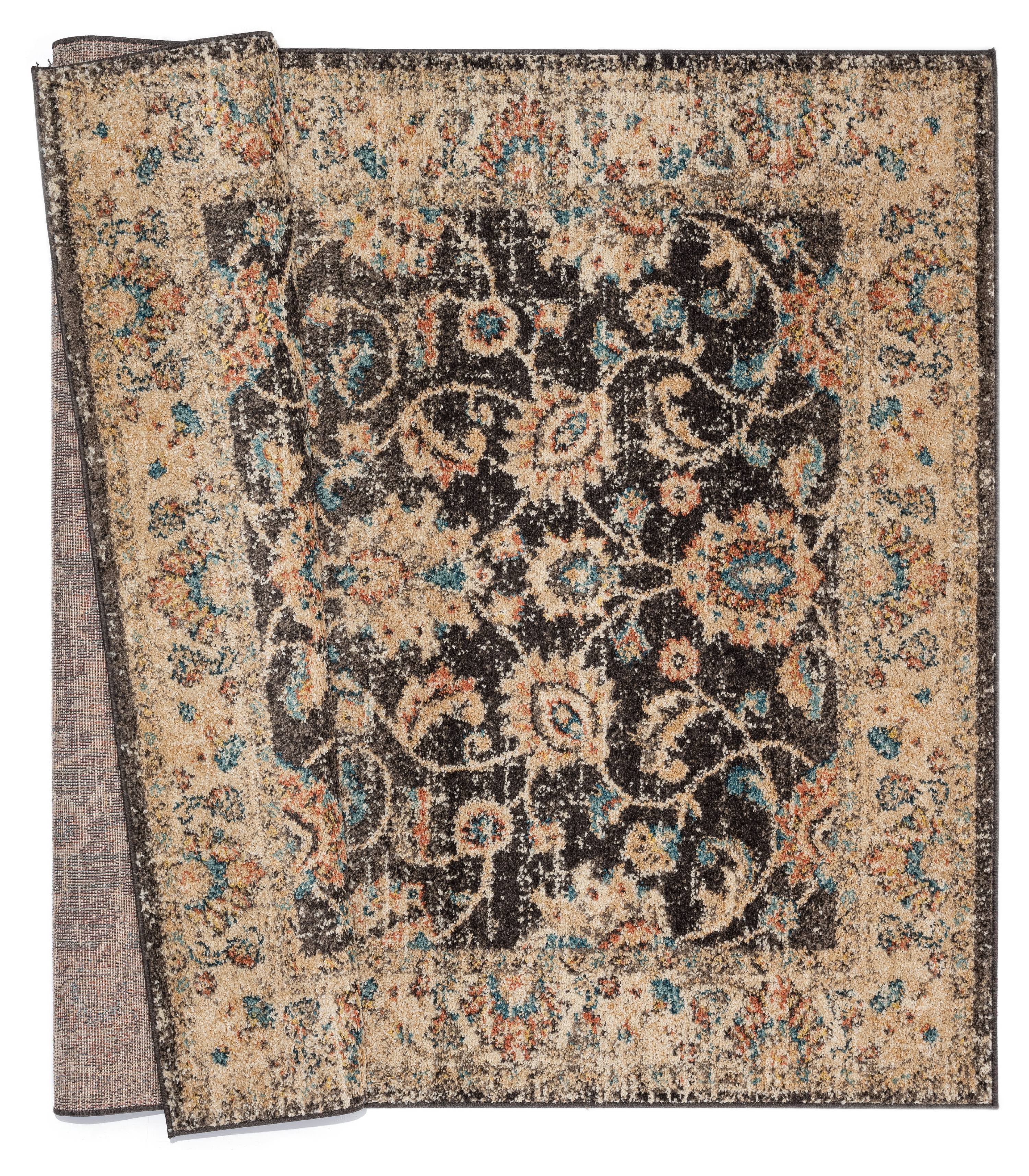 United Weavers Storybrooke Willow Oriental Walnut Woven Olefin/Frieze Area Rug or Runner