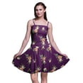 thumbnail image 1 of Bimba Floral Ladies Smocked Waist Mini Sun Dress Printed Summer Holiday Party Wear-XX-Large, 1 of 5