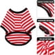 thumbnail image 4 of 4 piezas de camisa para perros, camiseta a rayas para perros pequeños, ropa para mascotas, sudadera para cachorros, ropa para perros pequeños a medianos Namotu CZCW-ZC429-7, 4 of 5