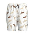 thumbnail image 6 of Daiia Leopard Print Mens Woven Stretch Pajama Short,Short Pajama Pants-Small, 6 of 7