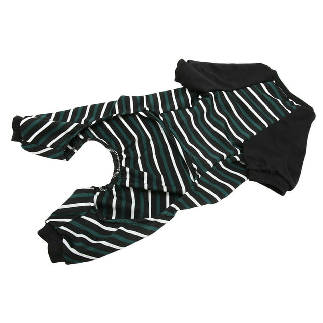 Pijama para Perros a Rayas Material Suave Camisa Elástica para Perros Material Cómodo Disfraces para Perros 4 Patas Mono Ropa para Perros Cubierta para el Pelo ANGGREK Otros