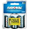 Rayovac Alkaline C Batteries, 4pk