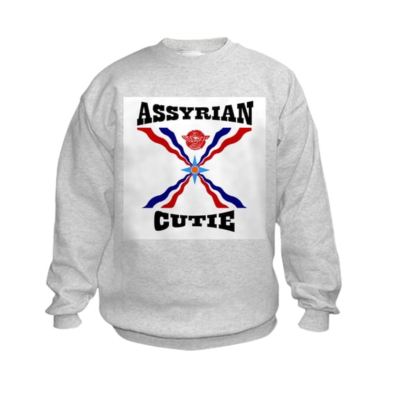 CafePress - Assyrian Cutie Kids Sweatshirt - Kids Sweatshirt, Youth Crew Neck Sweatshirt