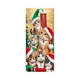 thumbnail image 2 of kladzum Christmas Door Cover 71"x35" Holiday Decorative Door Curtain Festive Atmospheres Christmas Door Covers Winter Party Decor Door Curtains for Wall, Door, Windows, 2 of 6
