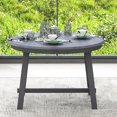 thumbnail image 6 of Wood Dining Table Round Extendable Dining Table for Dining Room (Gray) WQ-756, 6 of 9