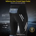 thumbnail image 4 of Riding Pants Men's Mountain Bike Pants with 3D Silicone Cushion Reflective Breathable Gradient Compression Riding Tights Cycling Pants, 4 of 9