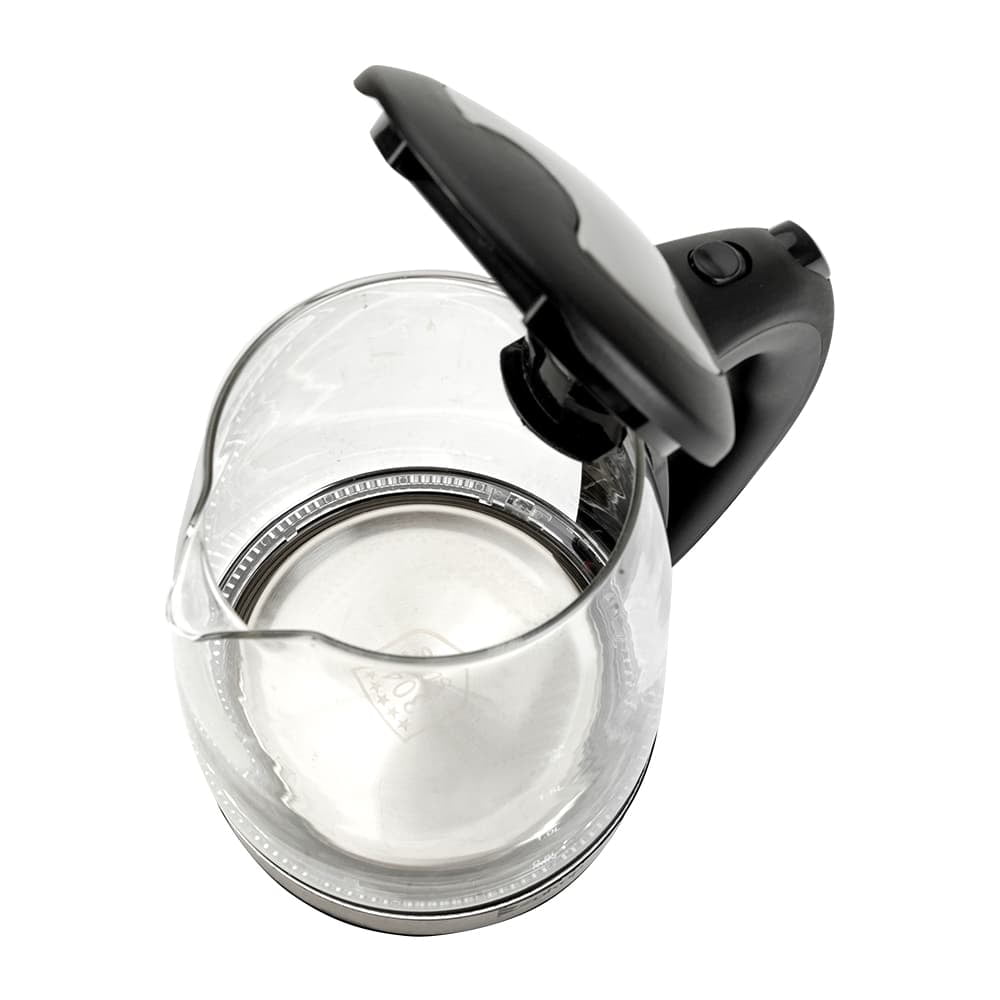 Hassch Electric Water Kettle, 1.8L Large Capacity Stainless Steel Tea Kettle & Hot Water Boiler with LED Lights for Coffee & Tea, Water Heater & Teapot, Black