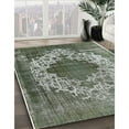 thumbnail image 3 of Ahgly Company Machine Washable Indoor Rectangle Industrial Modern Dark Sea Green Area Rugs, 7' x 10', 3 of 7