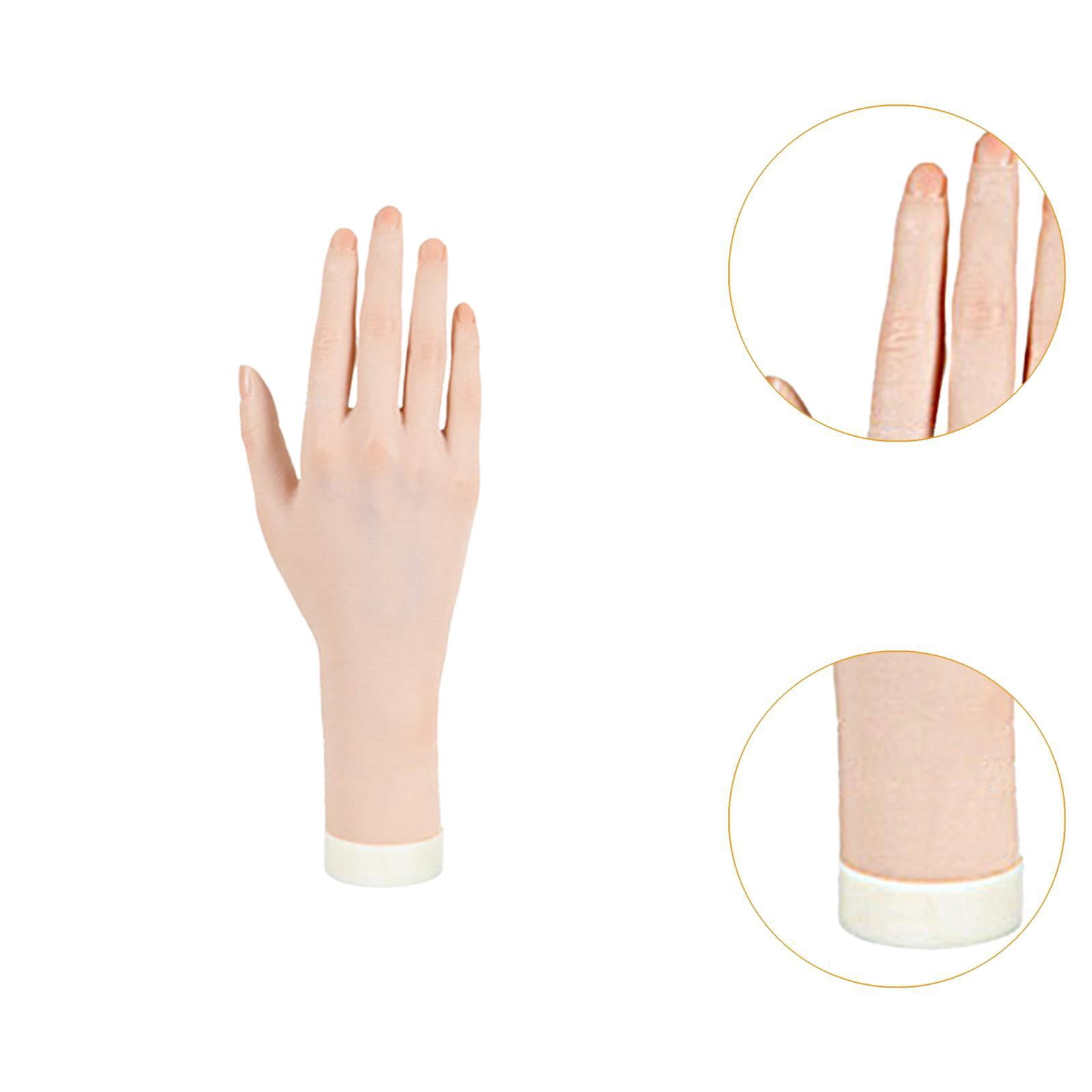 Bothyi Practice Mannequin Hand for Rings Photo Props Acrylic Nails Practice Training right hand