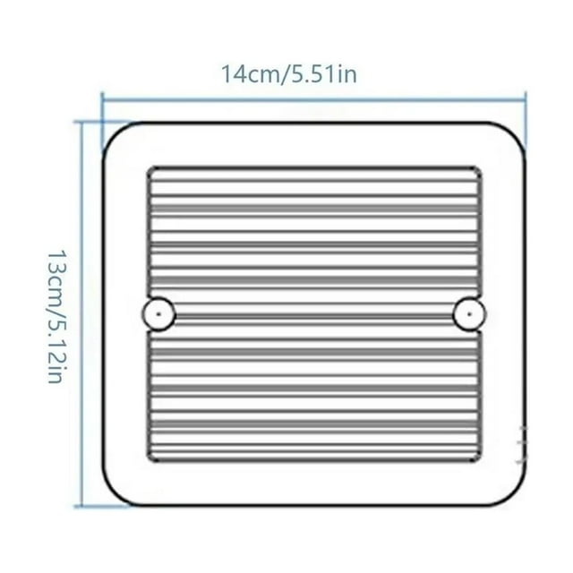 RV Air Vent Fan 12V Side Exhaust Fan for RV Refrigerator Heat Dissipation High Efficiency ,Easy to Use