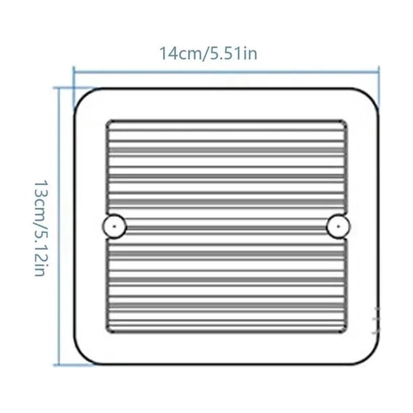 RV Air Vent Fan 12V Side Exhaust Fan for RV Refrigerator Heat Dissipation High Efficiency ,Easy to Use