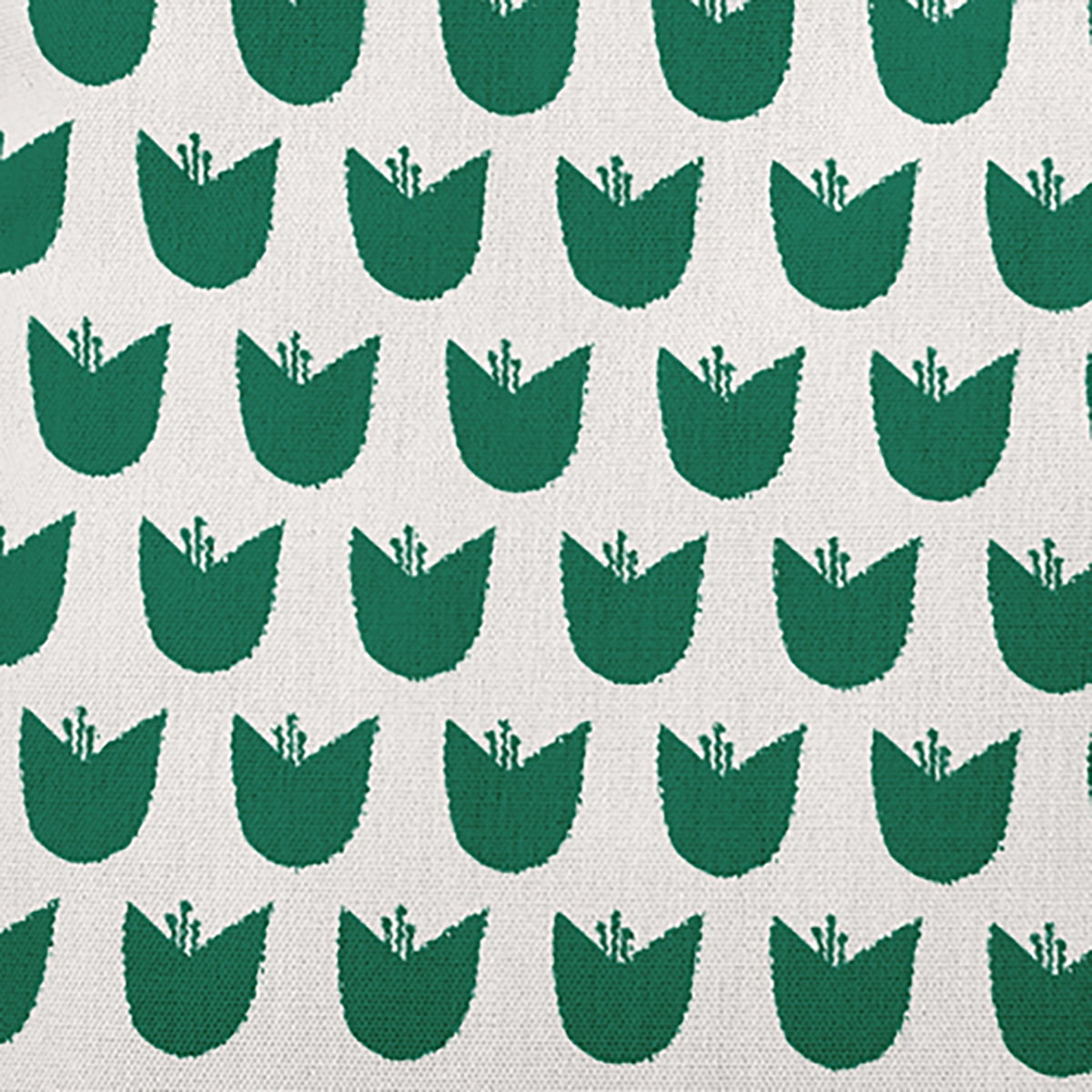 18"x18" Simply Daisy Simple Tulip Design Poly Accent Pillow, Green Qty 1