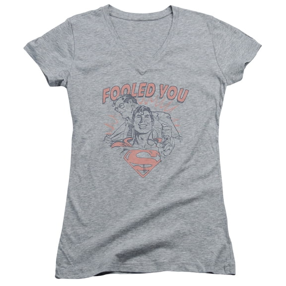 Dc - Fooled You - Juniors Cap Sleeve V-Neck Shirt - Medium