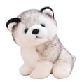 thumbnail image 2 of MMJ 11.81 Inch Stuffed Animals Husky Plush Toy Realistic Soft Cotton Lifelike Cuddly Companion Collectible Gift, 2 of 6