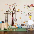 thumbnail image 2 of Vinil Decorativo Infantil Bebé Niña Changuitos Árbol Bosque H&Jess VINIL INFANTIL, 2 of 3