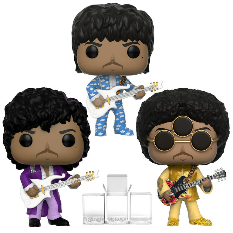 nordøst erstatte Tage med Prince 2018 Funko Pop Rocks Figure Set Purple Rain 3rd Eye Girl Around the  World - Walmart.com
