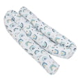thumbnail image 2 of Parachoques para cuna de bebé, algodón suave, almohada larga lavable desmontable, Protector de cuna de seguridad, valla azul, 2 of 12