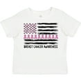 thumbnail image 3 of Inktastic Breast Cancer Awareness Pink Ribbons and Flag Boys or Girls Toddler T-Shirt, 3 of 5