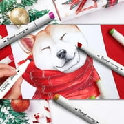 Bianyo Classic Series Alcohol-Based Dual Tip Art Markers، مجموعة من 72