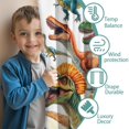 thumbnail image 3 of Blackout Kids Curtains,Cute Dinosaur Pattern Childrens Insulated Curtains Set Of 2,Bedroom Essentials,Toddler Room Decor 52x84in(132x213cm), 3 of 4