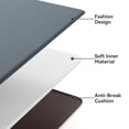 thumbnail image 6 of Buganda Kitchen Rugs and Mats, Sets of 2 Non Slip Waterproof kitchen Rugs, Anti Fatigue Kitchen Mats for Floor, 17.3"x59"+17.3"x29", Grey, 6 of 9